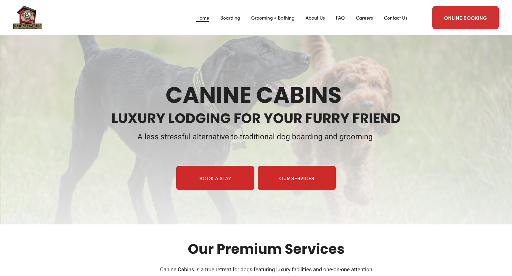 Canine Cabins screen 1