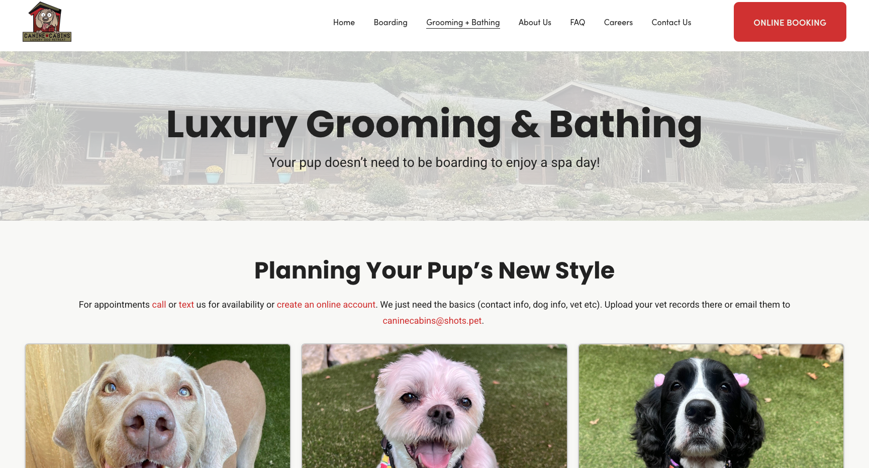 Canine Cabins screen 3