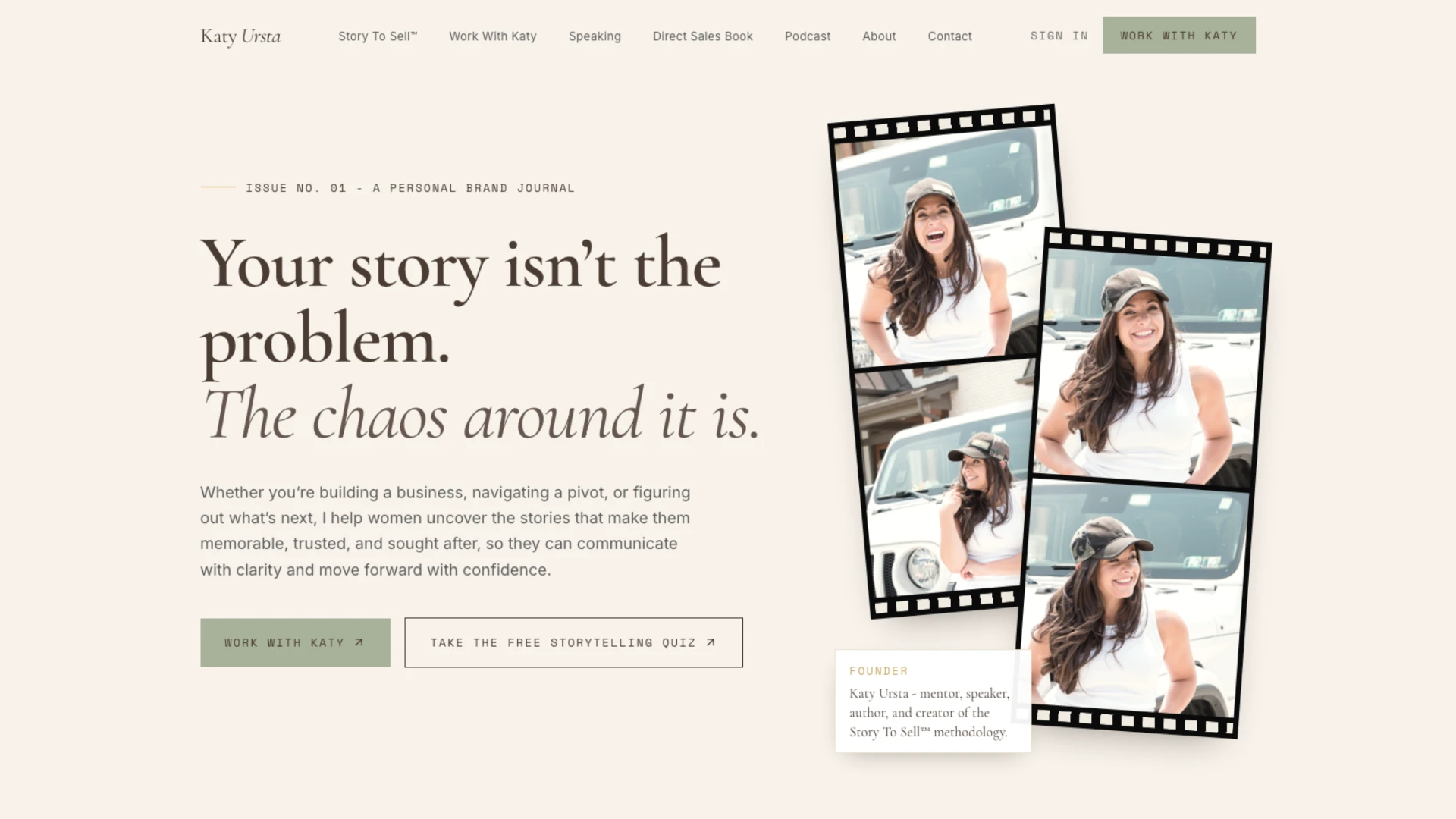 Katy Ursta website