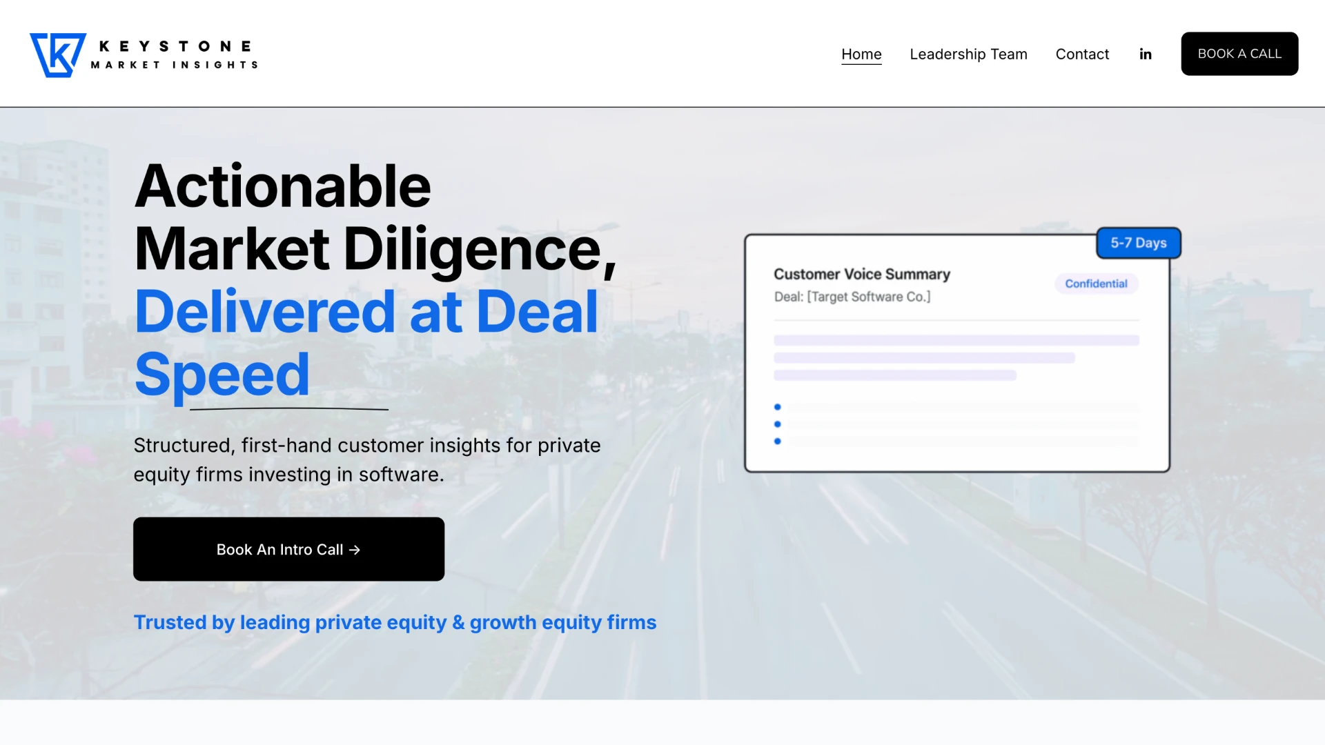 Keystone Market Insights website